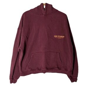 Eme Studios Hoodie XL Graphic Heavyweight Vintage Inspired Relaxed Streetwear